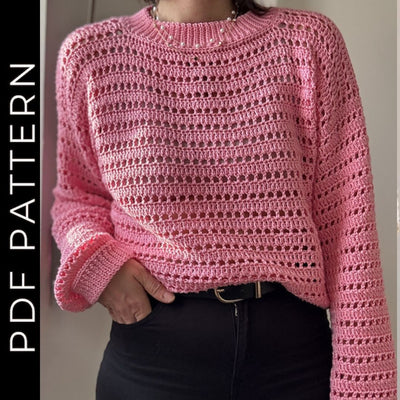 The Livana Sweater Crochet Pattern + Video Tutorial
