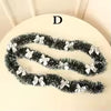 Snow-Flocked Christmas Garland – 2m Frosted Greenery for Indoor and Outdoor